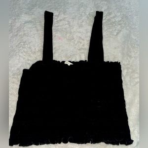 Black Hollister crop top